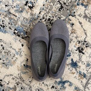 allbirds Women's Charcoal Knit Slip-On Flats Size 9